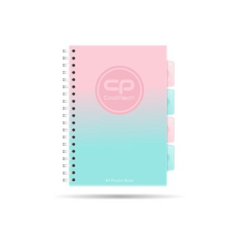 Kołozeszyt (kołonotatnik) CoolPack Gradient B5 200k. krata Patio (31718CP) Patio