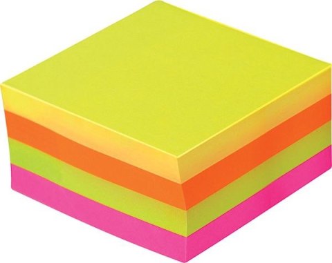 Notes samoprzylepny (karteczki) mix fluo 400k [mm:] 76x76 Titanum (YGSF-02) Titanum