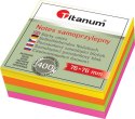 Notes samoprzylepny Titanum mix fluo 400k [mm:] 76x76 (YGSF-02) Titanum