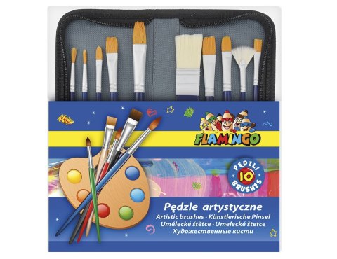 Pędzel drewniany uchwyt Flamingo (SR-B63) Flamingo