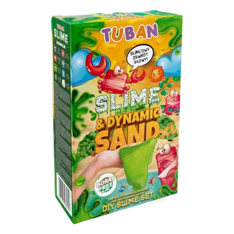 Piasek kinetyczny Tuban dynamiczny i slime (3972) Tuban