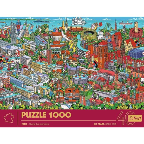Puzzle Disney 1000 Jubileusz-Trójmiasto 1000 el. Trefl (10924) Trefl