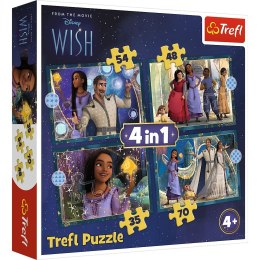 Puzzle Trefl Disney Marenia sie spełniają 4w1 el. (34649) Trefl