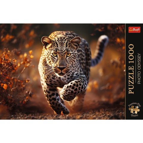 Puzzle Premium Plus Dziki Leopard 1000 el. Trefl (10818) Trefl