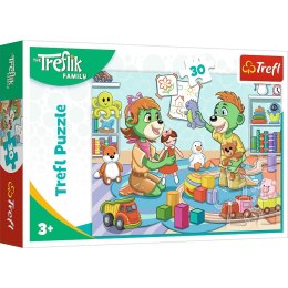 Puzzle Trefl Rodzinka Treflików 30 el. (18303) Trefl