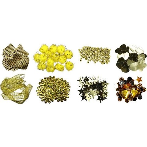 Zestaw dekoracyjny Craft-Fun Series zestaw do dekoracji złoty Titanum (182206-1) Titanum