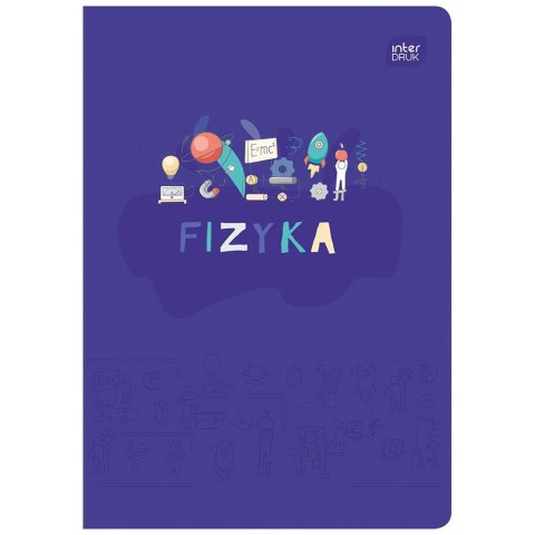 Zeszyt tematyczny A5 60k. 70g krata Interdruk (ZE60#FIZFSC) Interdruk