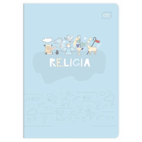 Zeszyt tematyczny A5 RELIGIA 60k. 70g krata Interdruk Interdruk