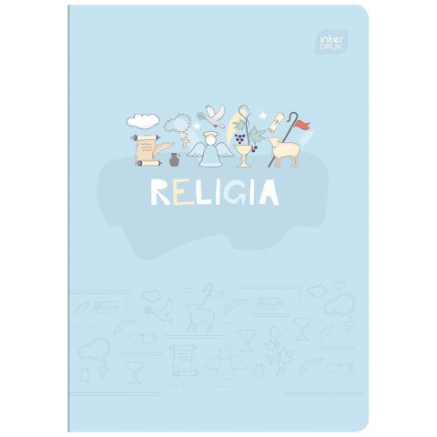 Zeszyt tematyczny A5 RELIGIA 60k. 70g krata Interdruk Interdruk