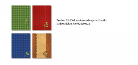 Brulion B5 200k. krata Kreska Kreska