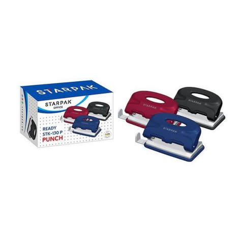 Dziurkacz Office 130P czarny 10k (447895) Starpak Starpak