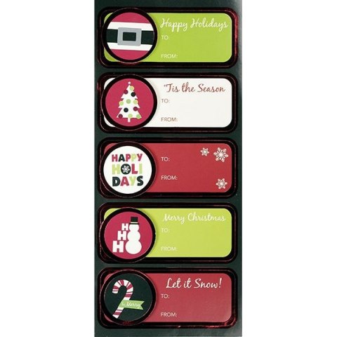 Etykieta samoprzylepna Craft-Fun Series 3D Boże Narodzenie [mm:] 90x38 Titanum (182206) Titanum