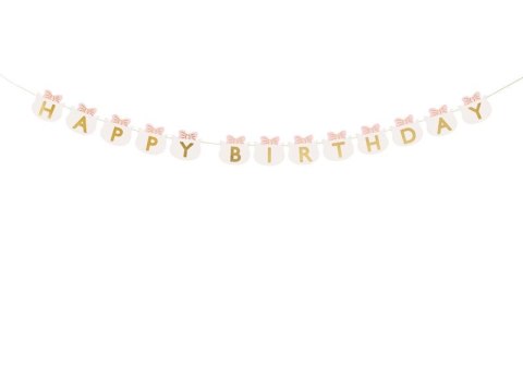 Girlanda Partydeco Happy Birthday Kotki, 2.8 m (GRL113) Partydeco