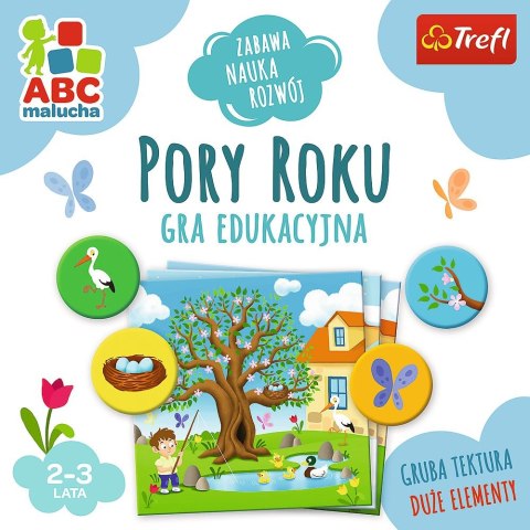 Gra edukacyjna Pory Roku z Serii ABC Malucha Pory roku Trefl (01941) Trefl