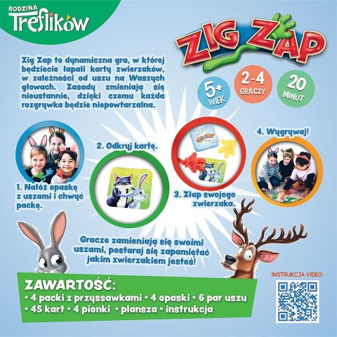 Gra strategiczna Rodzina Treflików ZIG ZAP Zig Zap Trefl (02070) Trefl
