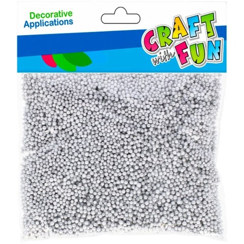 Ozdoba styropianowa Craft With Fun Srebrne kulki styropianowe (501464) Craft With Fun