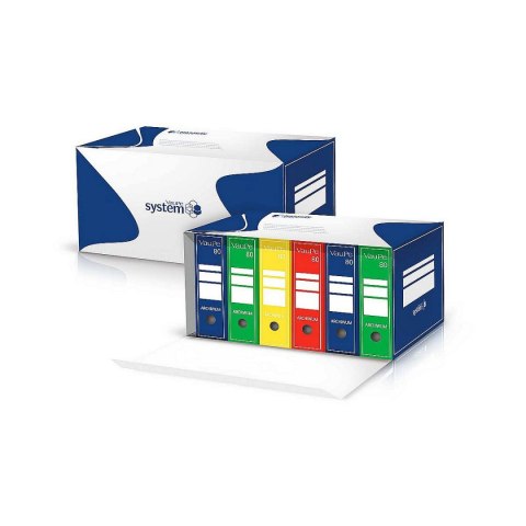 Pudło archiwizacyjne VauPe System otwierane niebieski tektura bezkwasowa [mm:] 540x340x 300 VauPe (438/03) VauPe