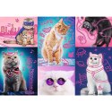 Puzzle Trefl Super cats Neon Color Line 1000 el. (10581) Trefl