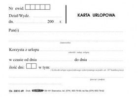 Druk samokopiujący A6 100k. Stolgraf (K49) Stolgraf