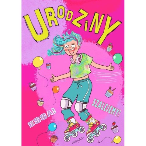 Kartka składana Karnet A5 ROLKI A5 Henry (5905701481194) Henry