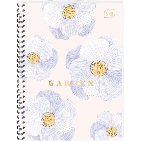 Kołozeszyt (kołonotatnik) GARDEN A6/80 A6 80k. 70g krata Interdruk (70G) Interdruk
