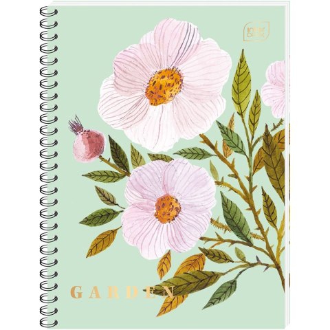 Kołozeszyt (kołonotatnik) GARDEN A6/80 A6 80k. 70g krata Interdruk (70G) Interdruk