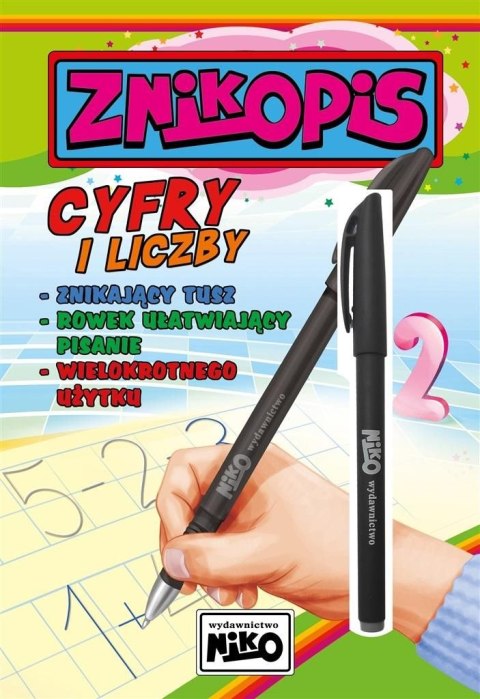Książeczka edukacyjna Znikopis. Cyfry i liczby Niko Niko