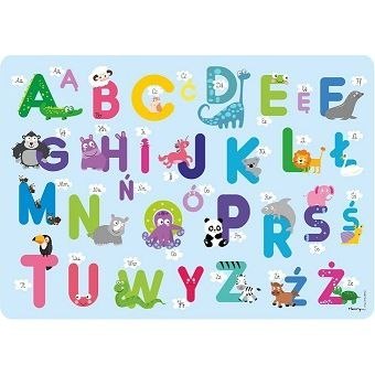 Podkład na biurko Alfabet mix PVC PCW Henry (5907222713686) Henry