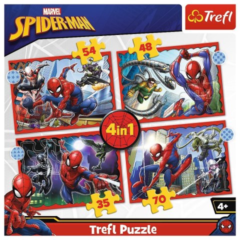Puzzle Spider Man 4w1 el. Trefl (34384) Trefl