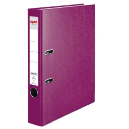 Segregator dźwigniowy Herlitz Q. file Standard 0050011889 A4 50mm jagodowy (300004845) Herlitz