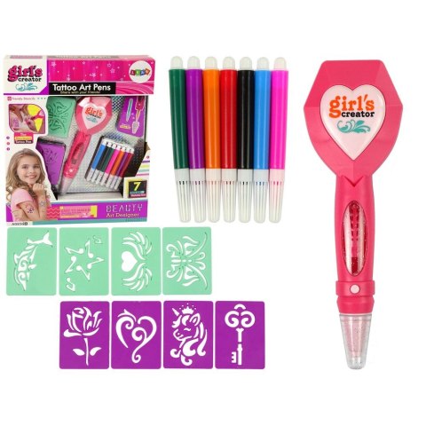 Tatuaż Zestaw Do Robienia Tatuaży Długopis Elektroniczny Pisak Szablony Lean (10491) Lean