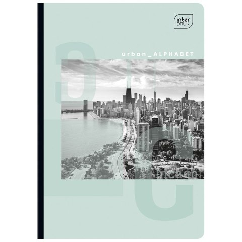 Zeszyt A5 80k. 70g krata Interdruk (ZE80KF#) Interdruk