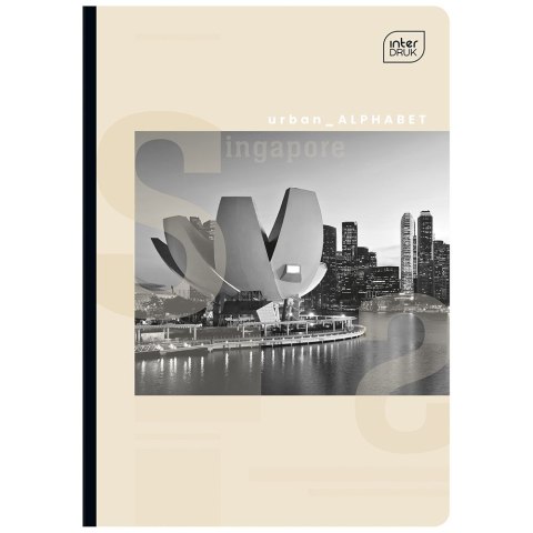 Zeszyt A5 80k. 70g krata Interdruk (ZE80KF#) Interdruk