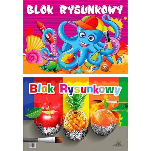 Blok rysunkowy Protos A3 biały 80g 19k [mm:] 297x420 Protos