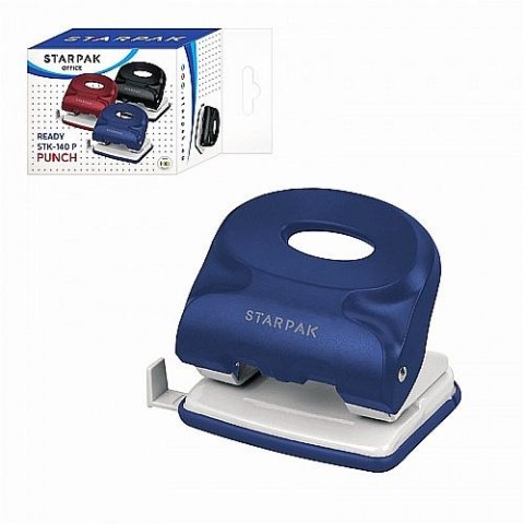 Dziurkacz Office 140P granatowy 25k (450874) Starpak Starpak