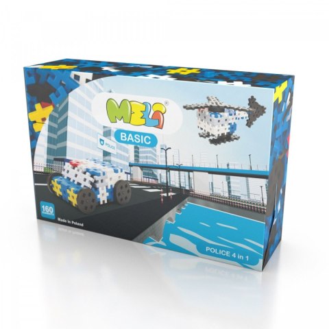 Klocki plastikowe Basic policja 4w1 Meli (50105) Meli
