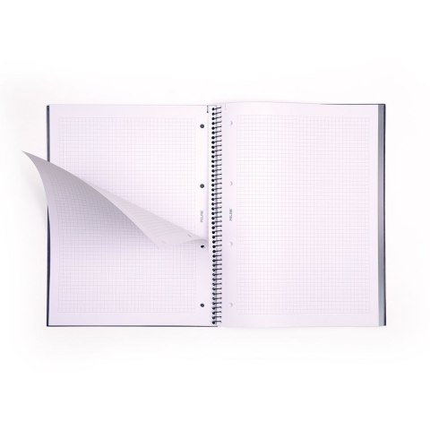 Kołozeszyt (kołonotatnik) A4 1918 beżowy 80k. 95g kratka Milan (57143E80BG) Milan