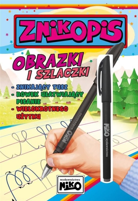 Książeczka edukacyjna Znikopis. Obrazki i szlaczki Niko Niko