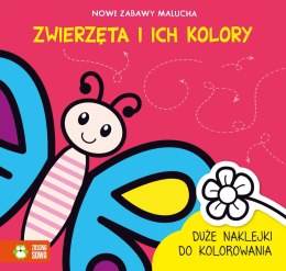 Książeczka edukacyjna Zielona Sowa Nowe zabawy malucha. Zwierzęta i ich kolory Zielona Sowa