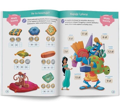 Książka dla dzieci Disney Uczy. Monety i banknoty. Disney Księżniczka Ameet (UPZ 9304) Ameet