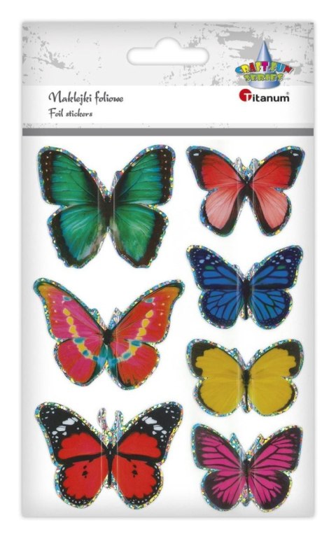 Naklejka (nalepka) Craft-Fun Series motyle Titanum (22LJ0828-3) Titanum