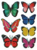 Naklejka (nalepka) Craft-Fun Series motyle Titanum (22LJ0828-3) Titanum