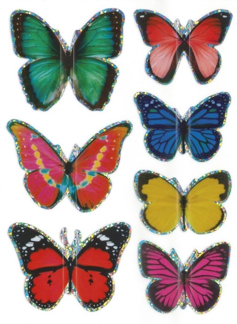 Naklejka (nalepka) Craft-Fun Series motyle Titanum (22LJ0828-3) Titanum