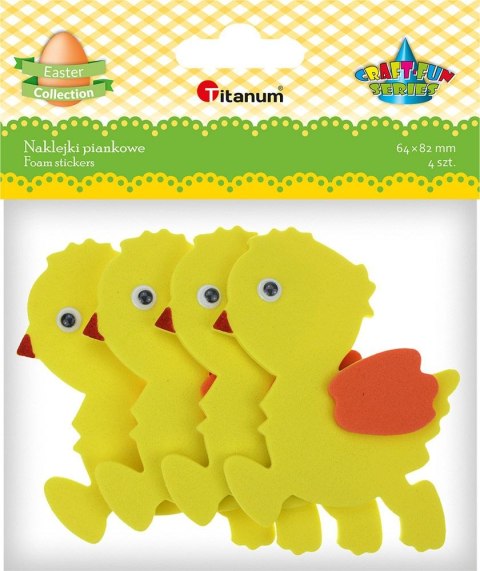 Ozdoba piankowa Craft-Fun Series Kurczaki Titanum (2324038) Titanum