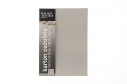 Papier ozdobny (wizytówkowy) pearl stalowosrebrny A4 srebrny 250g Galeria Papieru Galeria Papieru