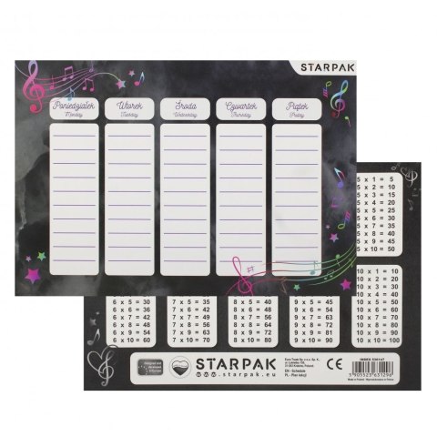 Plan lekcji Starpak Music (536147) Starpak