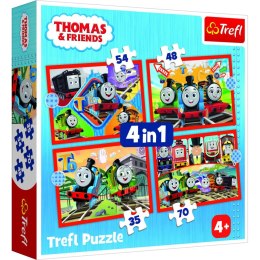 Puzzle Trefl Tomek I Przyjaciele 4w1 el. (34619) Trefl