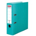 Segregator dźwigniowy Q. file Standard 0011178928 A4 80mm turkusowy Herlitz (300023547) Herlitz