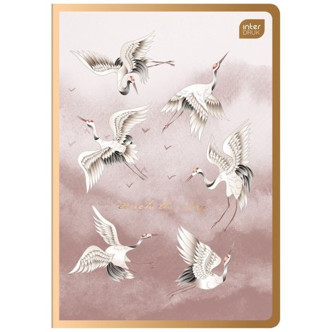 Zeszyt SATIN GOLD A5 80k. 70g krata Interdruk (ZEA560#) Interdruk