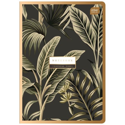 Zeszyt SATIN GOLD A5 80k. 70g krata Interdruk (ZEA560#) Interdruk